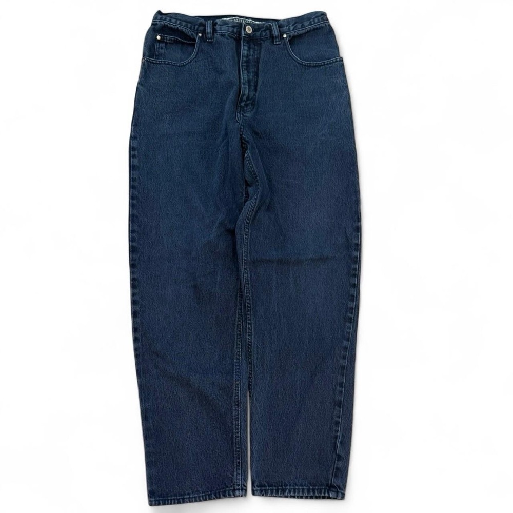 Vintage Anchor Blue Relaxed Fit Jeans Adult Size 32x30.5 Made In USA 90s Y2K VTG